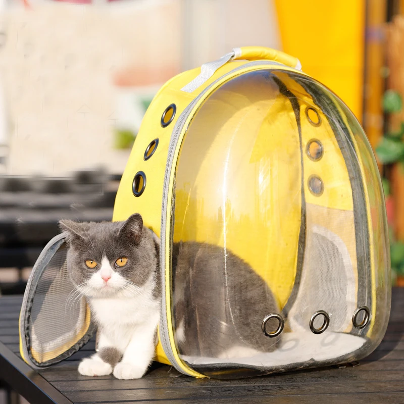 Cat Carrier Bags Breathable Pet Carriers Small Dog Cat Backpack Travel Space Capsule Cage Pet Transport Bag Carrying For Cats
Cat Carrier Bags Breathable Pet Carriers Small Dog Cat Backpack Travel Space Capsule Cage Pet Transport Bag Carrying For Cats