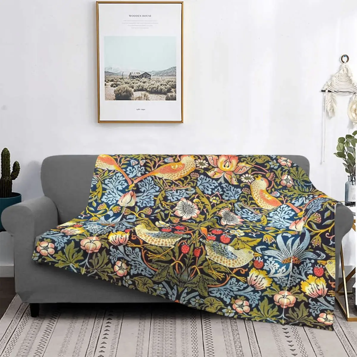 Дизайнерское одеяло Вильям Морриса с клубничным вором, покрывало на кровать 1883, клетчатое пушистое покрывало на угловой диван
Дизайнерское одеяло Вильям Морриса с клубничным вором, покрывало на кровать 1883, клетчатое пушистое покрывало на угловой диван