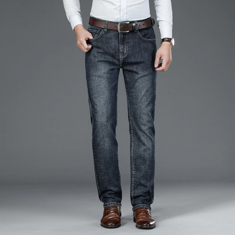 2020 autumn winter new men's slim straight jeans classic fashion youth high quality cotton casual pants blue gray men's brand
2020 autumn winter new men's slim straight jeans classic fashion youth high quality cotton casual pants blue gray men's brand
