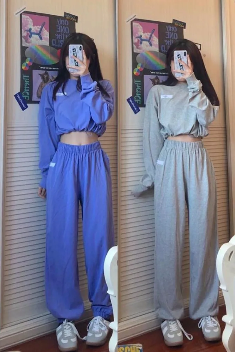 Hong Kong Style Jazz Hip Hop Fried Street Sports Pants Two-Piece Suit Women's Retro Chic Short and Small Stature Winter Matching
Hong Kong Style Jazz Hip Hop Fried Street Sports Pants Two-Piece Suit Women's Retro Chic Short and Small Stature Winter Matching