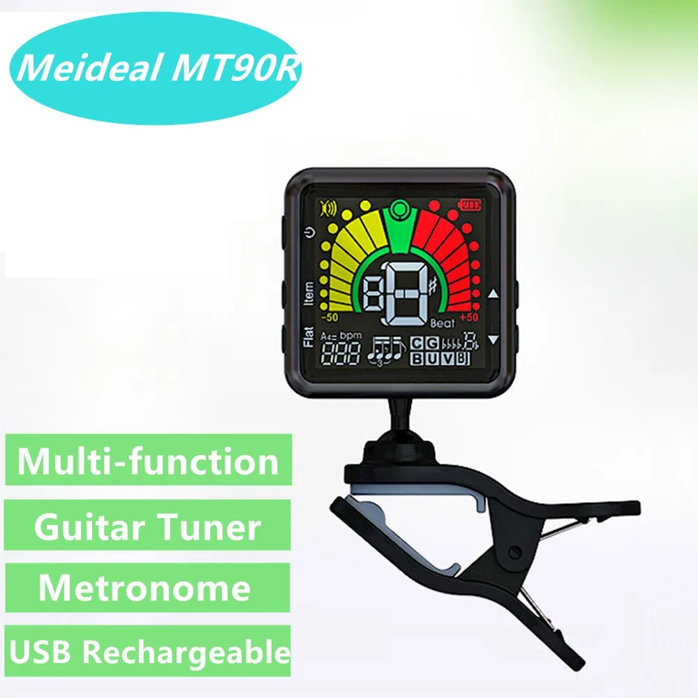 Meideal Portable Chromatic LED Clip On Guitar Tuner Metronome Digital Tuner USB 7-string And 12-string Ukulele Banjo Tuner
Meideal Portable Chromatic LED Clip On Guitar Tuner Metronome Digital Tuner USB 7-string And 12-string Ukulele Banjo Tuner