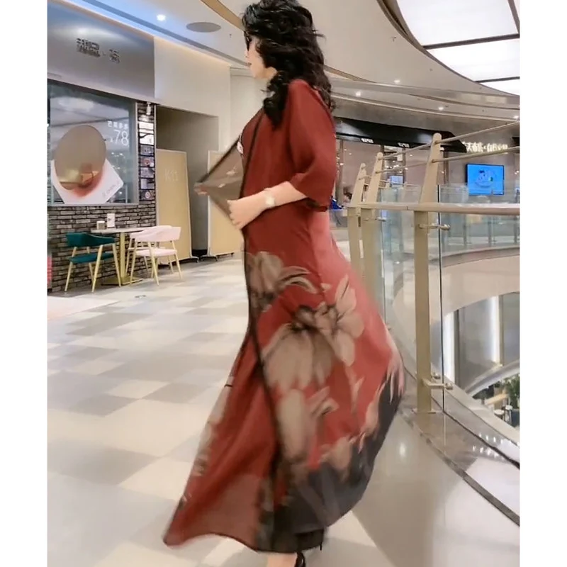 New Spring Summer Suit Dresses Female Fashion Loose Oversize 5XL Printed Tops + Dress Women's Short-Sleeved Two-Piece Suit Lady
New Spring Summer Suit Dresses Female Fashion Loose Oversize 5XL Printed Tops + Dress Women's Short-Sleeved Two-Piece Suit Lady