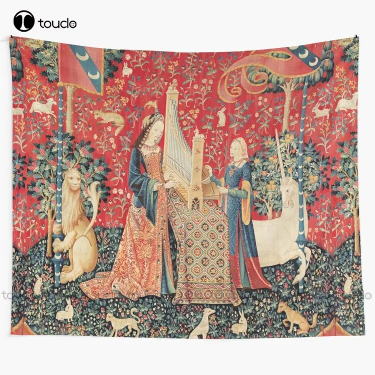 New Unicorn And Lady Playing Organ With Animals Hearing Tapestry Wall Tapestry Designs Background Wall Printed Tapestry
New Unicorn And Lady Playing Organ With Animals Hearing Tapestry Wall Tapestry Designs Background Wall Printed Tapestry