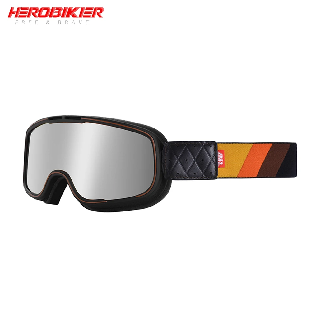 HEROBIKER Motorcycle Goggles AMZ Helmet Universal Glasses Retro Motorcycle Riding Sunscreen Windproof Anti Sand Off-road Goggles
HEROBIKER Motorcycle Goggles AMZ Helmet Universal Glasses Retro Motorcycle Riding Sunscreen Windproof Anti Sand Off-road Goggles