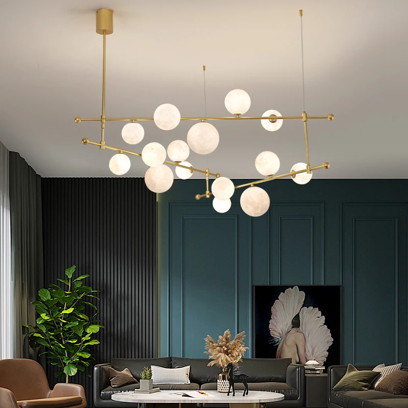 Modern Chandelier Lighting For Living Room Nordic Ball Chandelier Black/Gold Dinning Room Light Fixture/LED Lamp Luster Lampara
Modern Chandelier Lighting For Living Room Nordic Ball Chandelier Black/Gold Dinning Room Light Fixture/LED Lamp Luster Lampara