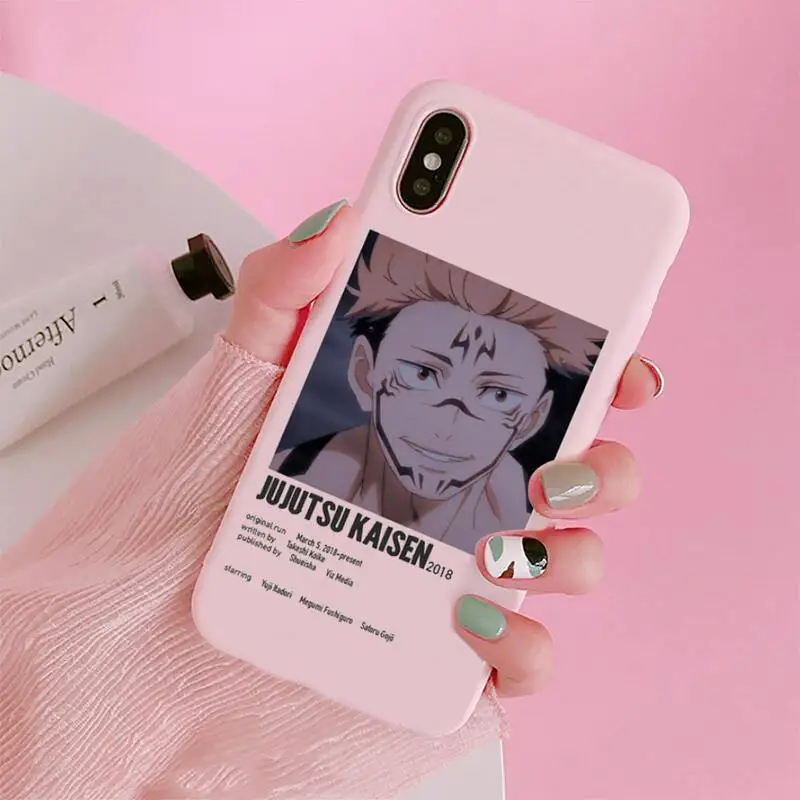 Jujutsu Kaisen Satoru Gojo anime Phone Case Candy Color for iPhone 6 7 8 11 12 s mini pro X XS XR MAX Plus
Jujutsu Kaisen Satoru Gojo anime Phone Case Candy Color for iPhone 6 7 8 11 12 s mini pro X XS XR MAX Plus