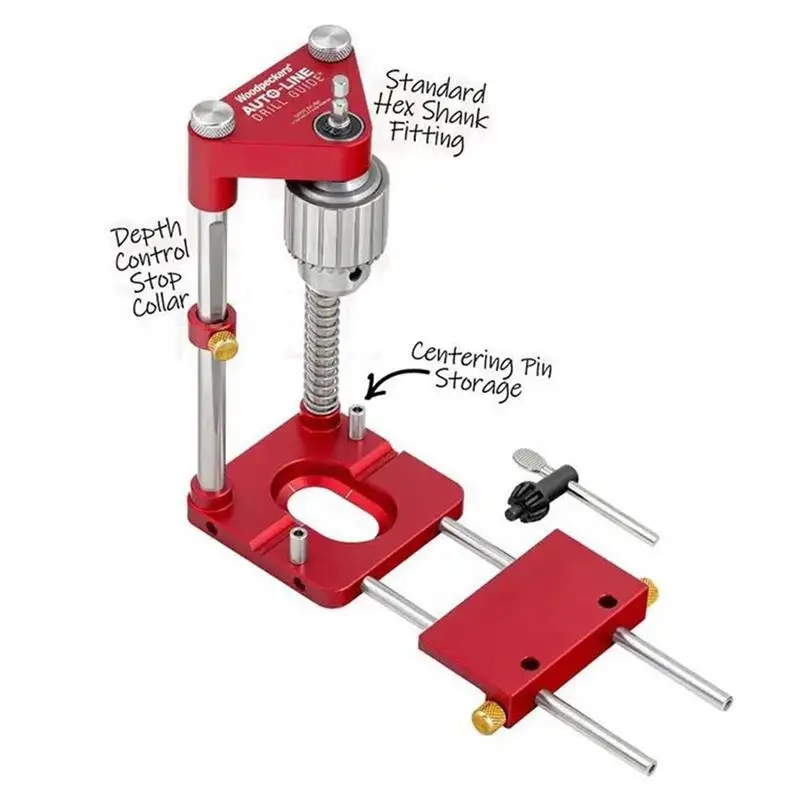 Woodworking Drill Locator Convenient Labor Saving Alloy Steel Woodworking Drilling Template Guide Tool For Home Dropshipping
Woodworking Drill Locator Convenient Labor Saving Alloy Steel Woodworking Drilling Template Guide Tool For Home Dropshipping