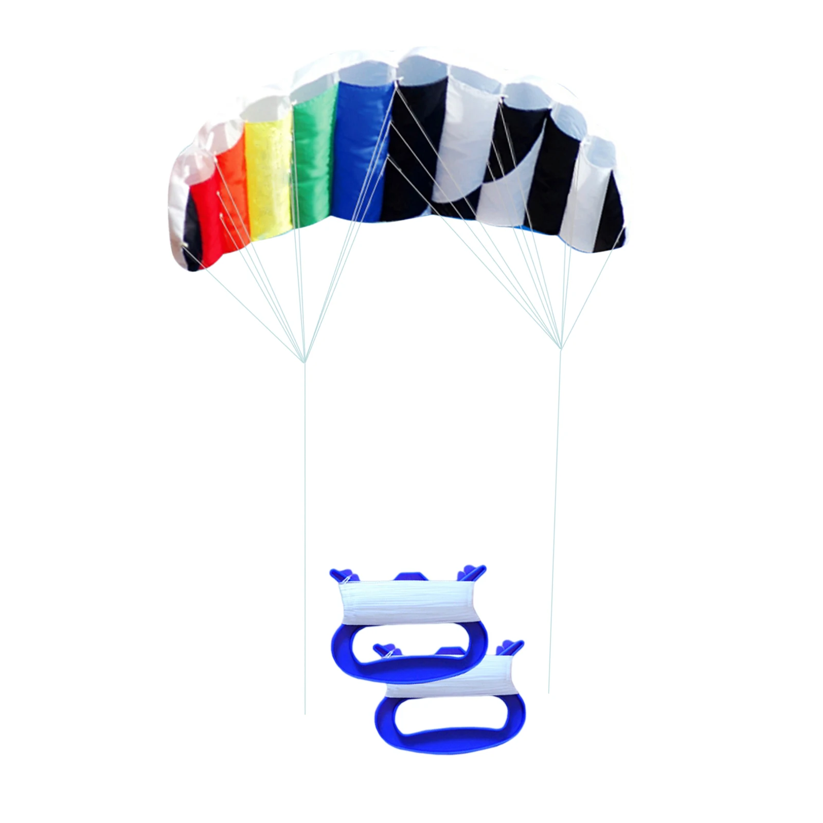 

Inflatable Stunt Power Kite Portable Dual-Line Kitesurfing Kiteboarding Training Parafoil Coast Parachute with Flying Lines