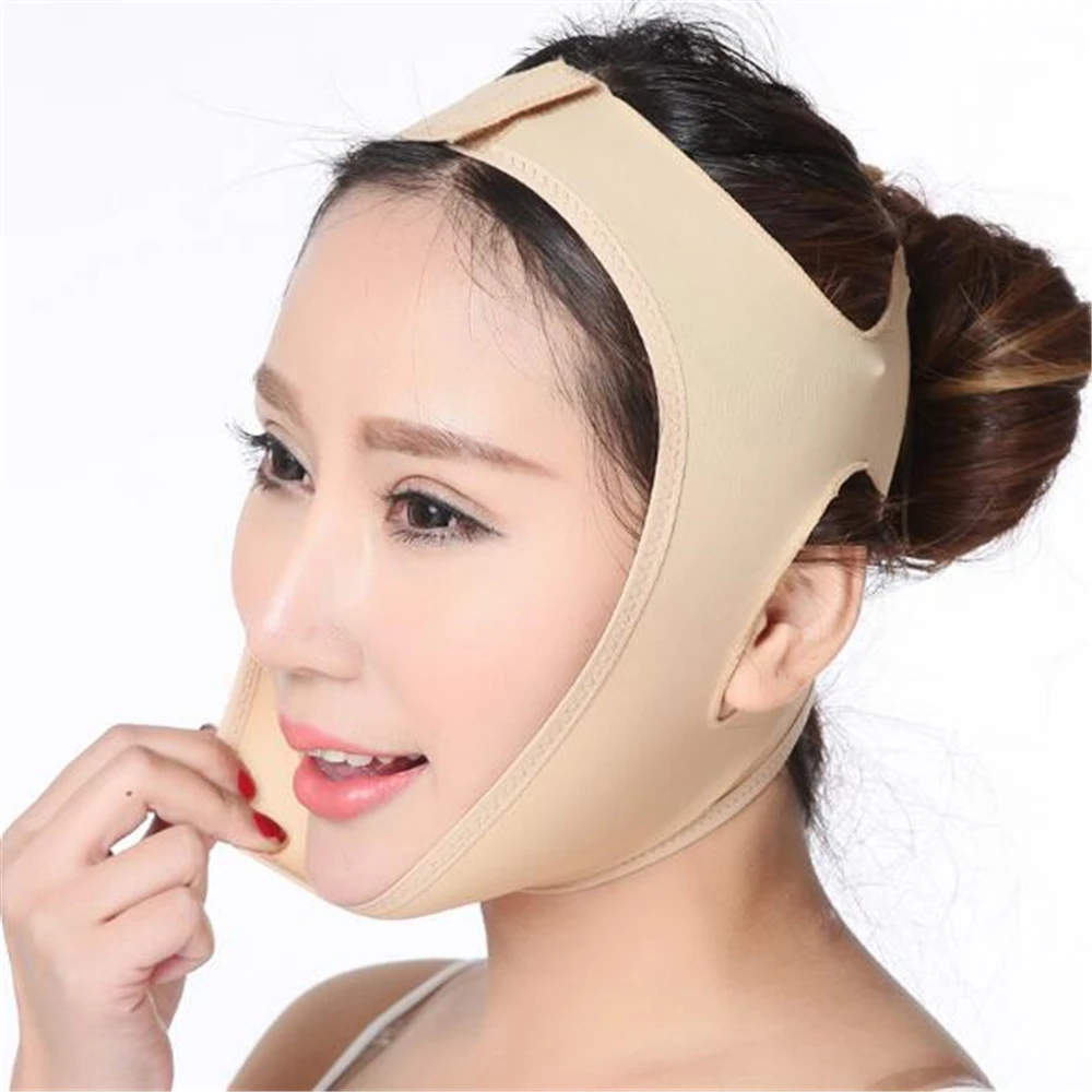Elastic Face Slimming Bandage V Line Face Shaper Women Chin Cheek Lift Up Belt Facial Anti Wrinkle Strap Face Care Slim Tool
Elastic Face Slimming Bandage V Line Face Shaper Women Chin Cheek Lift Up Belt Facial Anti Wrinkle Strap Face Care Slim Tool
