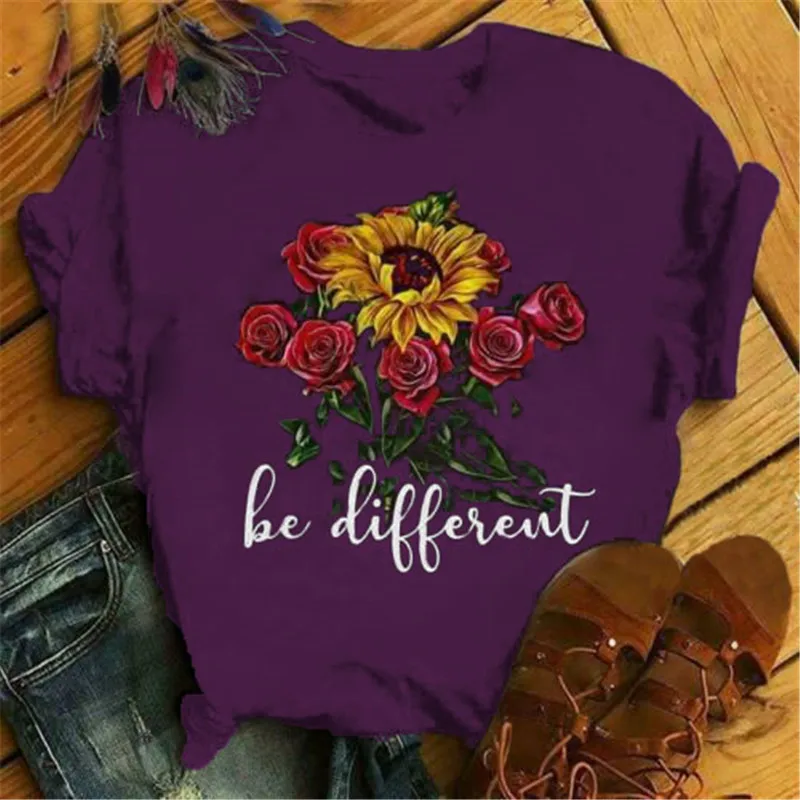 Harajuku Letter Graphic Flower Print T-shirt Women Y2K Summer Clothes Plus Size 5XL Round Neck Short Sleeve Tee Shirts Female
Harajuku Letter Graphic Flower Print T-shirt Women Y2K Summer Clothes Plus Size 5XL Round Neck Short Sleeve Tee Shirts Female