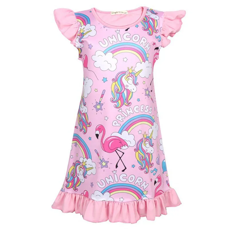Girls Pink Unicorn Dress 2019 Kids One-Piece Dresses For Girls Girl Night Sleep Dress Kids Casual Clothes
Girls Pink Unicorn Dress 2019 Kids One-Piece Dresses For Girls Girl Night Sleep Dress Kids Casual Clothes