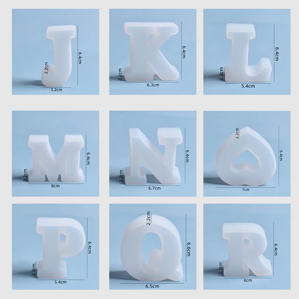 12 Pieces/Set of Crystal Epoxy English Alphabet Silicone Mold DIY Handmade Jewelry Creative Pendant Model
12 Pieces/Set of Crystal Epoxy English Alphabet Silicone Mold DIY Handmade Jewelry Creative Pendant Model