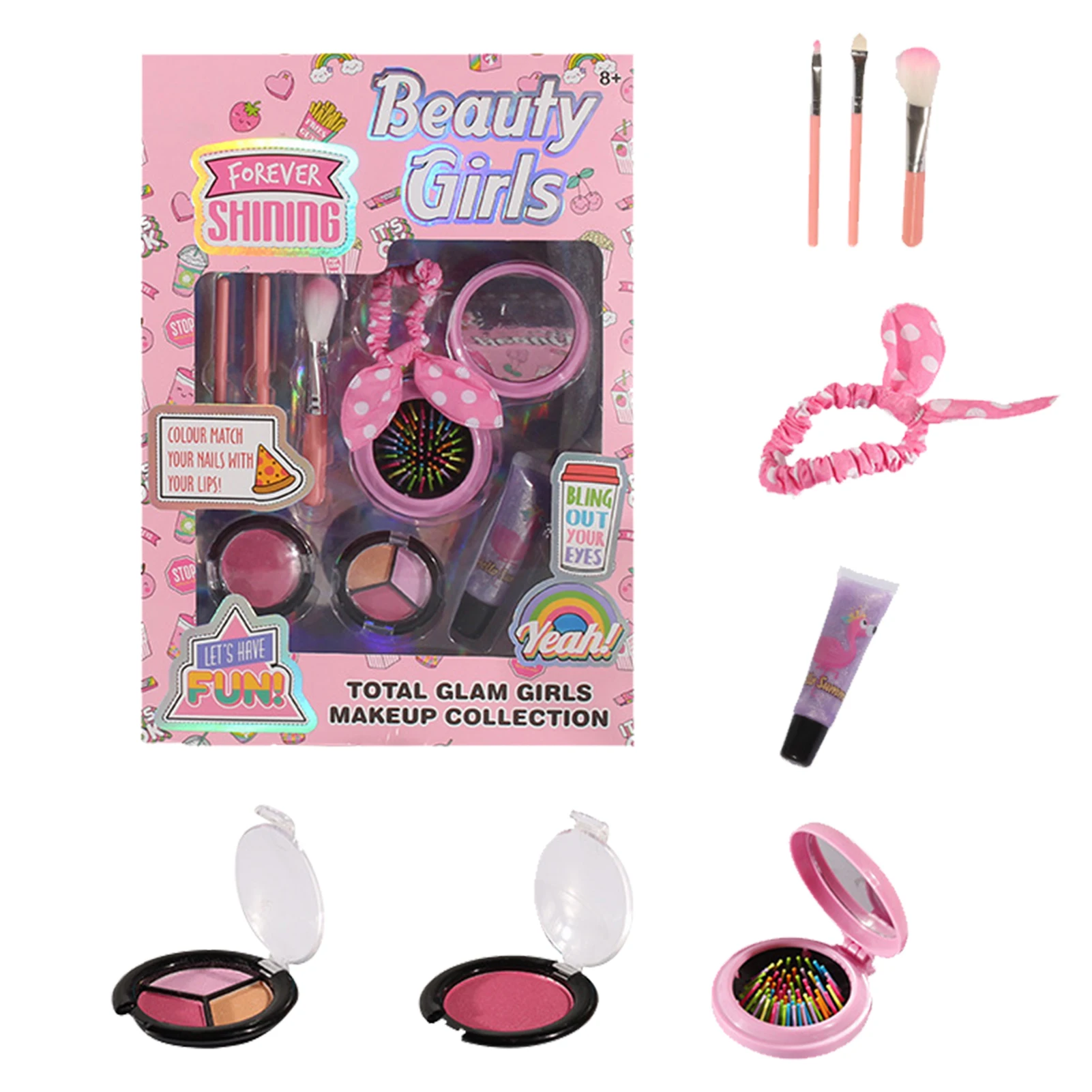 Girl Makeup Toys Children's Simulation Cosmetics Nail Polish Manicure Play House Backpack Washable Safe Cosmetics Set Modern
Girl Makeup Toys Children's Simulation Cosmetics Nail Polish Manicure Play House Backpack Washable Safe Cosmetics Set Modern