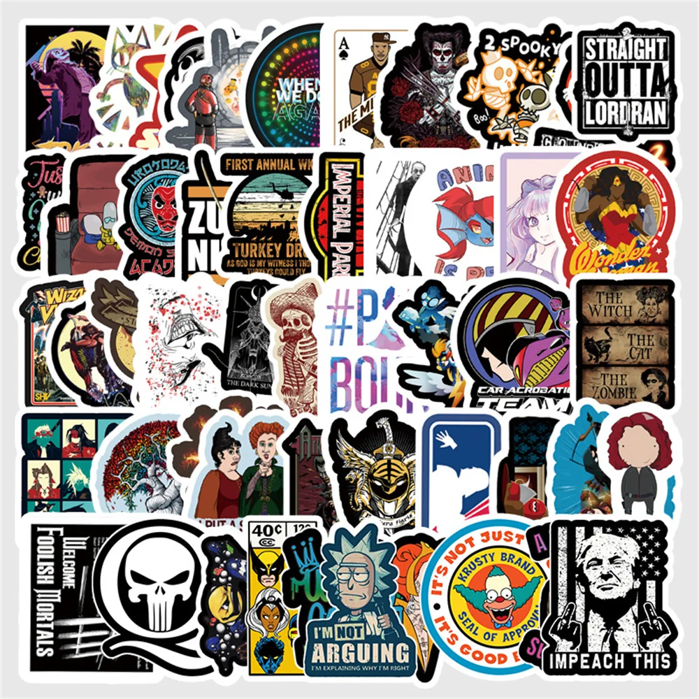 10/30/50PCS Cartoon Trend DIY Graffiti Sticker Notebook Guitar Bike Skateboard Gift Toy Waterproof Sticker Wholesale
10/30/50PCS Cartoon Trend DIY Graffiti Sticker Notebook Guitar Bike Skateboard Gift Toy Waterproof Sticker Wholesale