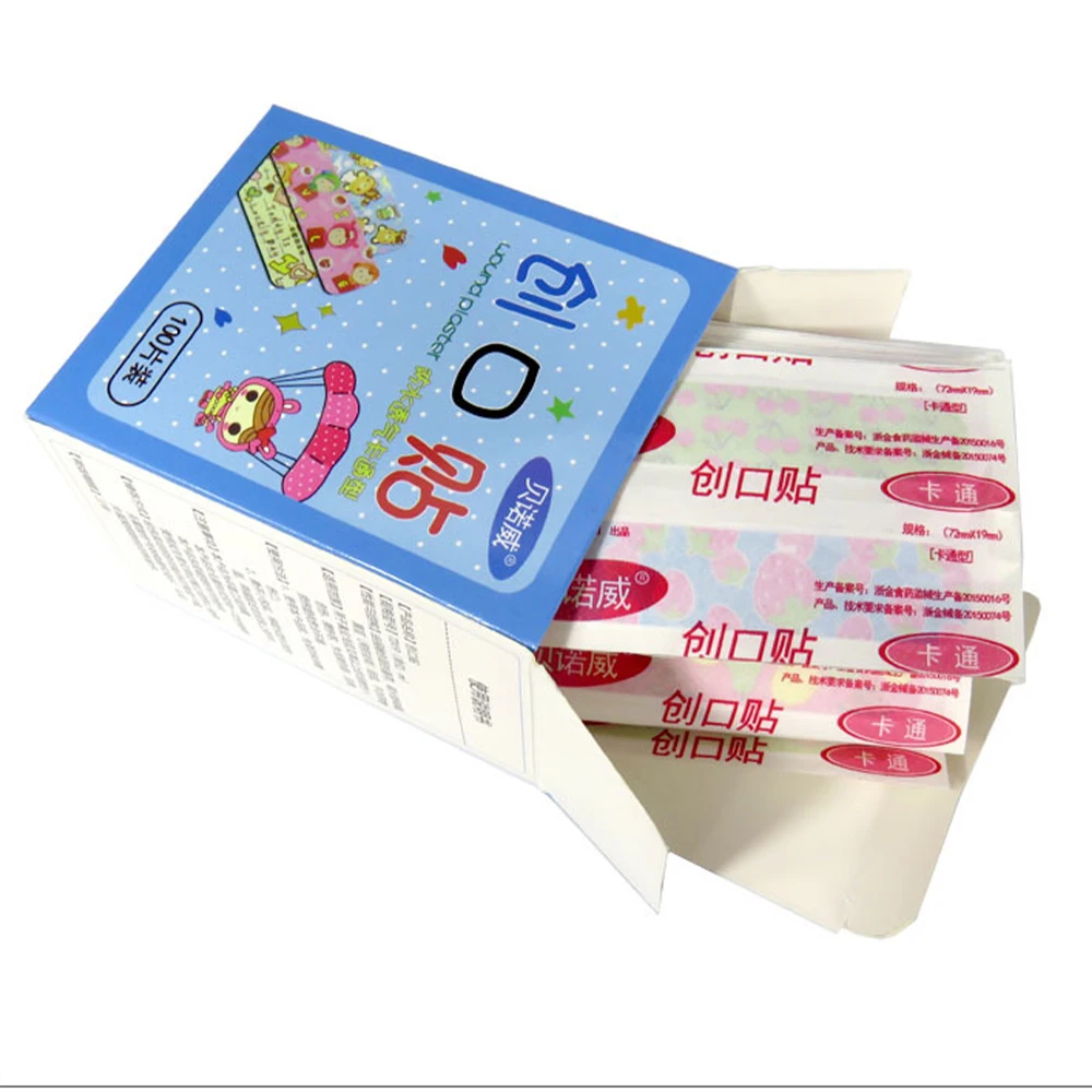 100PCs Cute Cartoon Medical Patch Waterproof Wound Adhesive Bandages Dustproof Breathable First Band Aid Adhesive for Kids
100PCs Cute Cartoon Medical Patch Waterproof Wound Adhesive Bandages Dustproof Breathable First Band Aid Adhesive for Kids