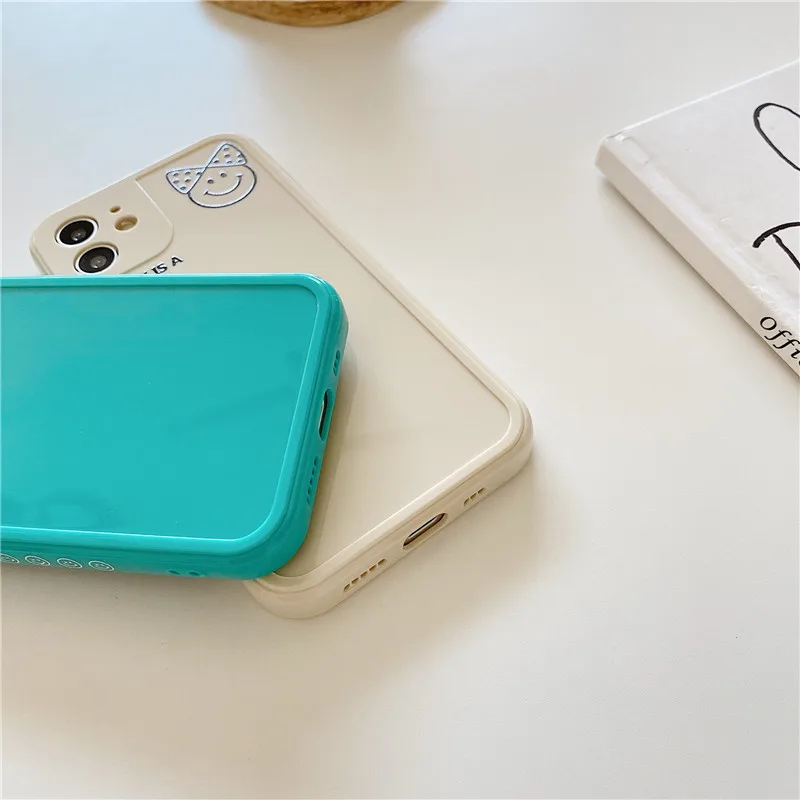 Cute Simplicity Couple Anti-fall Protective Cover Soft Shell Phone Case Capa For iPhone 12 Mini 11 Pro XS Max XR X SE 2 8 7 Plus 
Cute Simplicity Couple Anti-fall Protective Cover Soft Shell Phone Case Capa For iPhone 12 Mini 11 Pro XS Max XR X SE 2 8 7 Plus