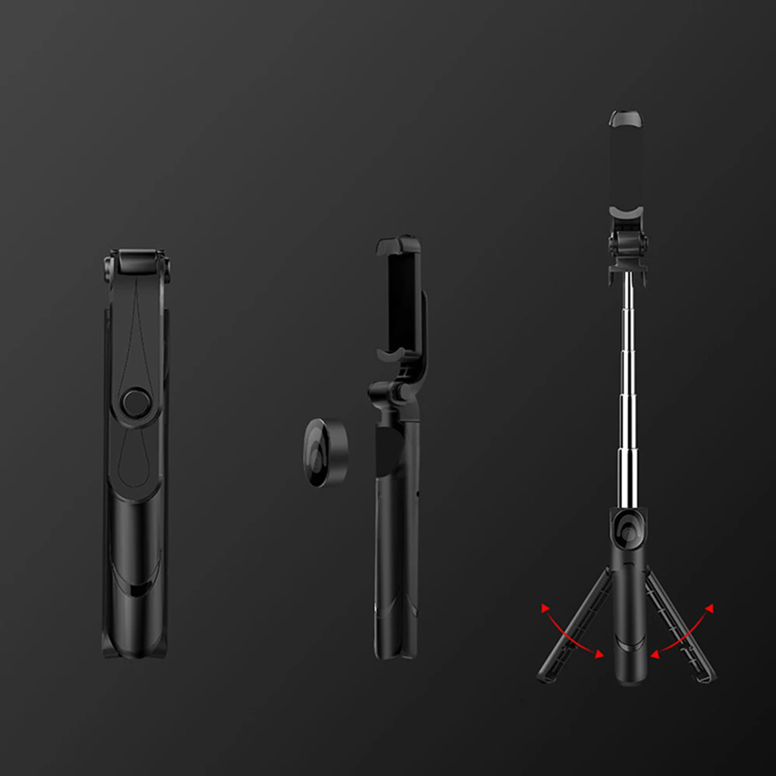 Wireless Bluetooth Remote Control Selfie Stick With Tripod For Mobile Phone Desktop Stand Portable Stretchable Holder
Wireless Bluetooth Remote Control Selfie Stick With Tripod For Mobile Phone Desktop Stand Portable Stretchable Holder
