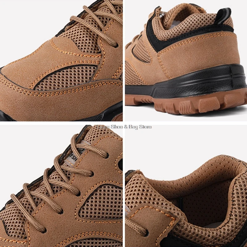 Mesh Brethable Work Safety Shoes Men Steel Toe Puncture Proof Working Safety Boots Male Outdoor Working Shoes Protective Boots 
Mesh Brethable Work Safety Shoes Men Steel Toe Puncture Proof Working Safety Boots Male Outdoor Working Shoes Protective Boots
