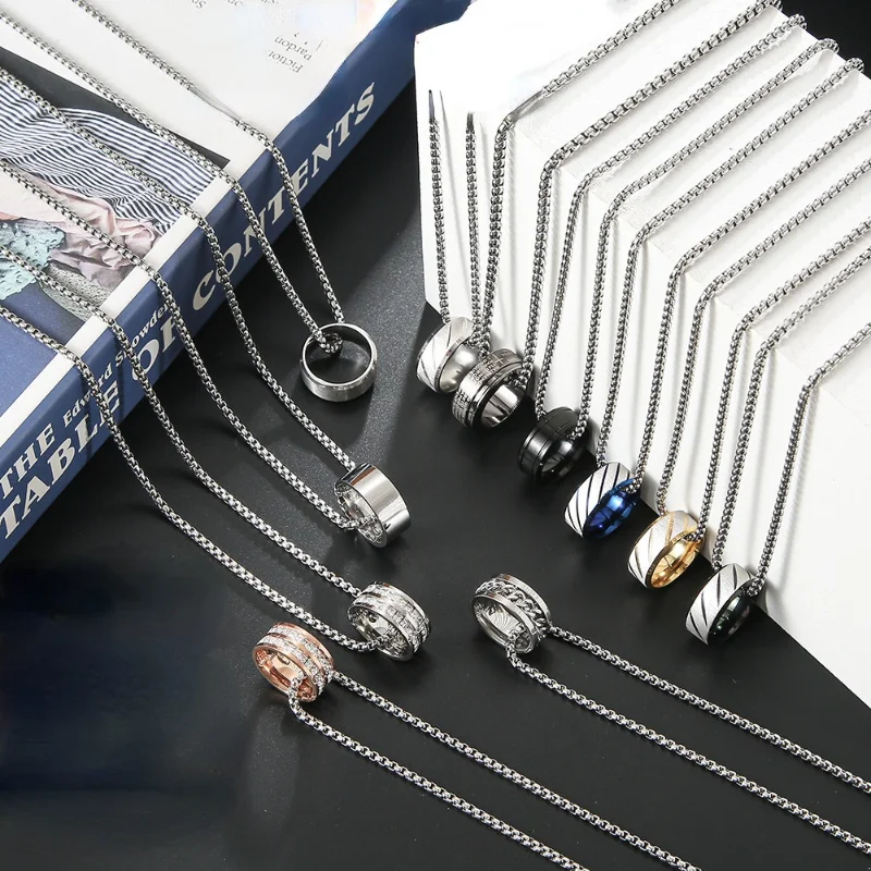 Stainless Steel Necklace Male Hip Hop Retro Necklace Titanium Steel Men's Necklace Round Pendant Pendant Party Gift
Stainless Steel Necklace Male Hip Hop Retro Necklace Titanium Steel Men's Necklace Round Pendant Pendant Party Gift