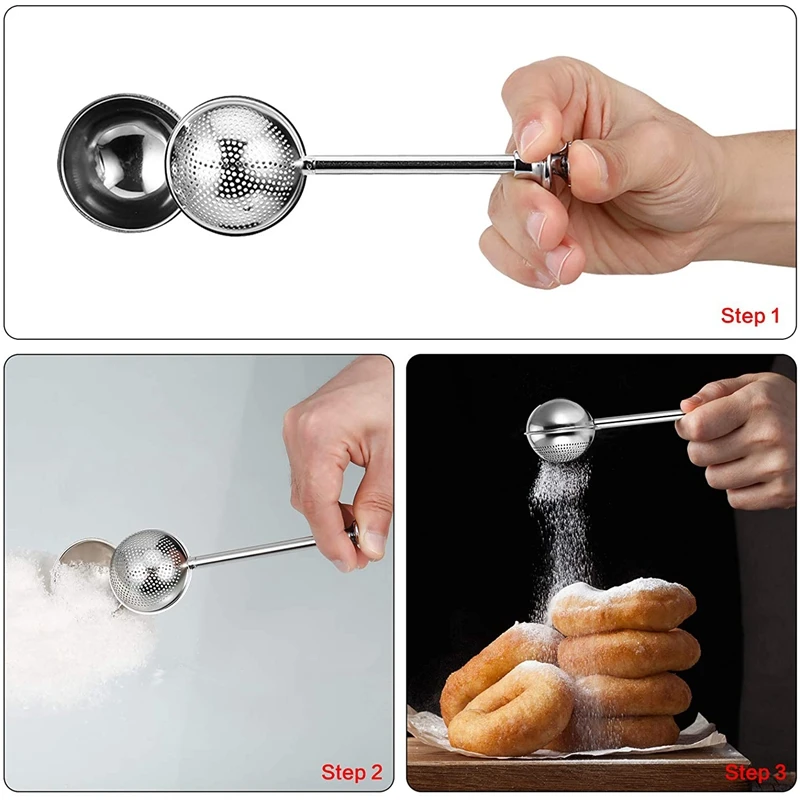 Dusting Wand for Sugar,Flour and Spices,Shaker Duster Sugar Dispenser Spring Operated Handle for Sifter Baking Tool
Dusting Wand for Sugar,Flour and Spices,Shaker Duster Sugar Dispenser Spring Operated Handle for Sifter Baking Tool