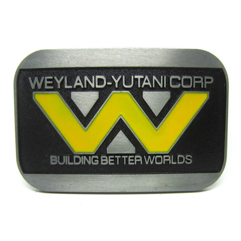 

Science Fiction Movie Alien Series Weiland Utany Logo Building Better Worlds Belt Buckles Drop Ship 16-253