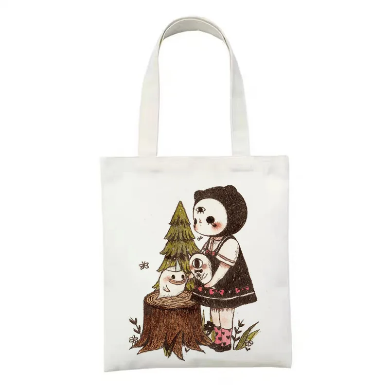 Eco Women Canvas Shoulder Bag Cartoon Print Female Shopping Bags Fun Cloth Grocery Shopper Handbags Large Tote Bag For ladies
Eco Women Canvas Shoulder Bag Cartoon Print Female Shopping Bags Fun Cloth Grocery Shopper Handbags Large Tote Bag For ladies