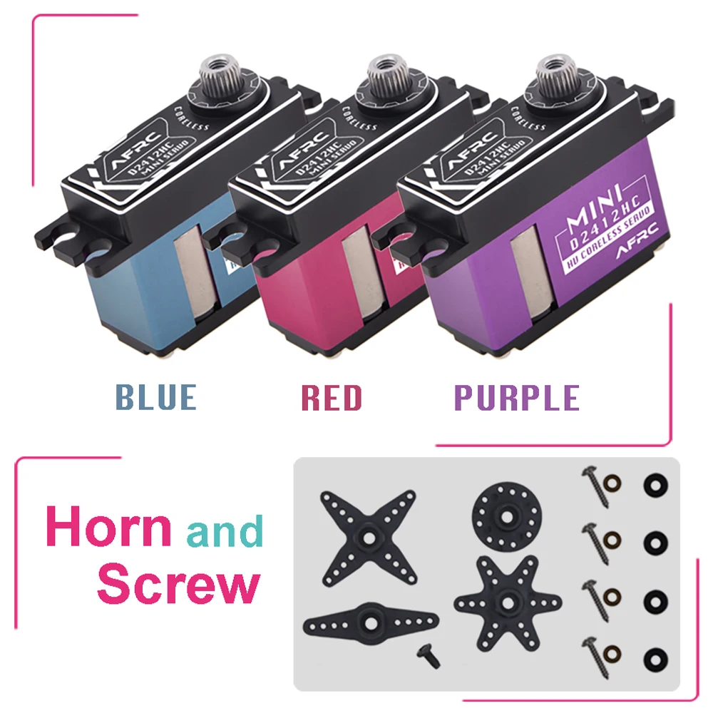 AFRC-D2412HC 9257 Full Metal Mini HV Coreless Servo For ALIGN TREX450 Rudder 500 Swashplate RC helicopter DIY Assembly Upgrading