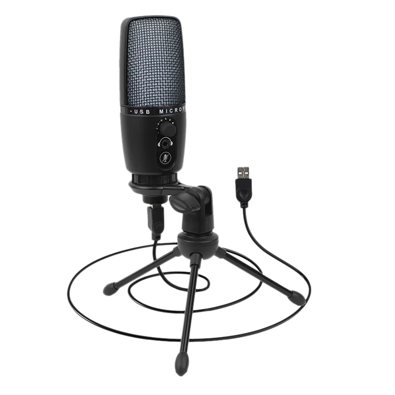 USB Microphone Condenser Microphone With Tripod Rgb Light Used For Streaming Media Broadcasting Video Live Broadcasting
USB Microphone Condenser Microphone With Tripod Rgb Light Used For Streaming Media Broadcasting Video Live Broadcasting