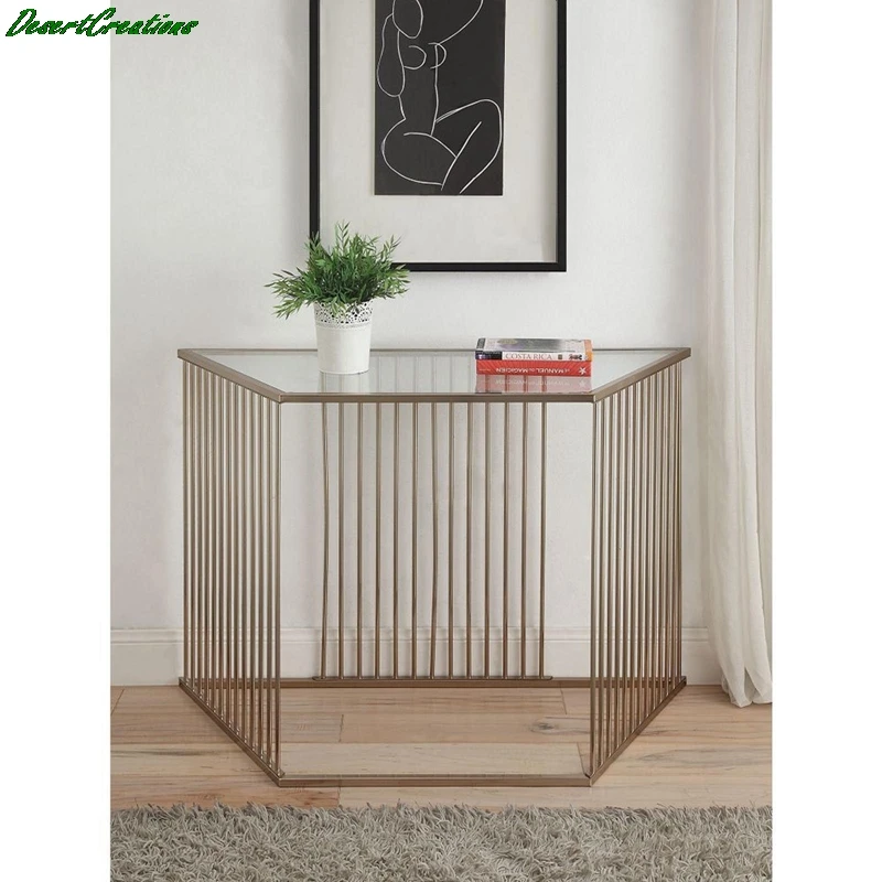 Стеклянный журнальный столик, современный коктейльный стол, легкая сборка, Диванный стол в шампанском и прозрачном бокале для гостиной 
Стеклянный журнальный столик, современный коктейльный стол, легкая сборка, Диванный стол в шампанском и прозрачном бокале для гостиной