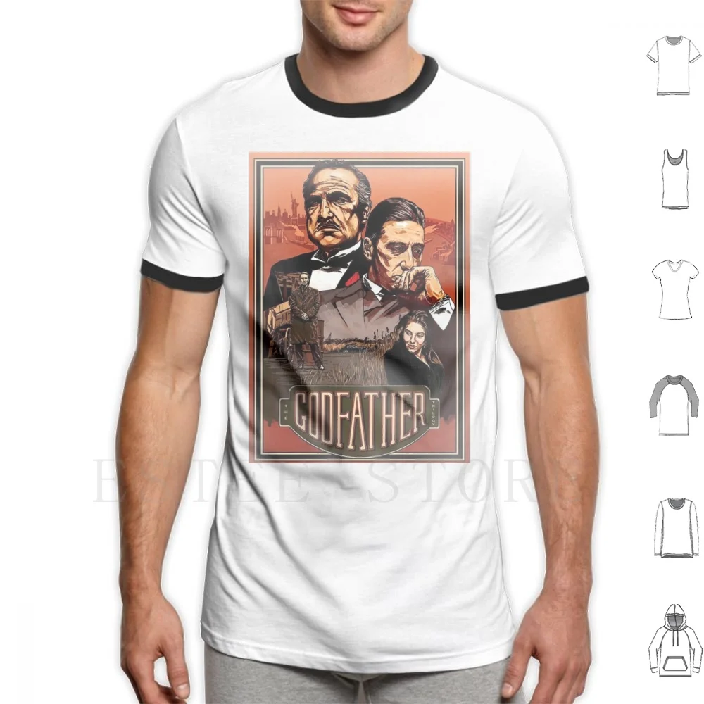 

The Godfather T Shirt Print Cotton The Godfather Godfather Al Pacino Robert De Niro Marlon Brando
