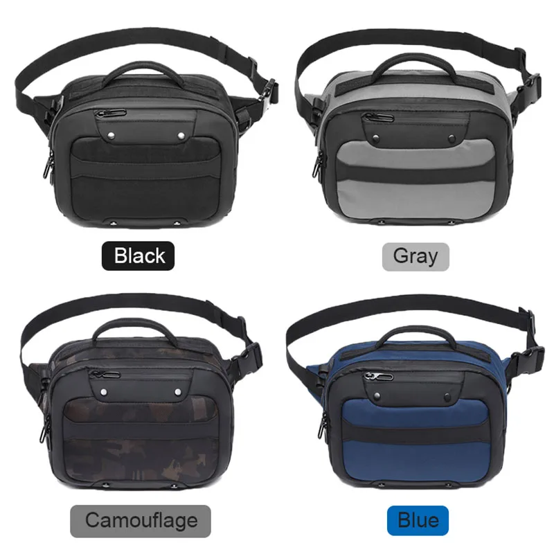 OZUKO Multifunction Waist Bag Men Waterproof USB Charging Belly Belt Bags Male Short Travel Large Capacity Fanny Pack Chest Bag 
OZUKO Multifunction Waist Bag Men Waterproof USB Charging Belly Belt Bags Male Short Travel Large Capacity Fanny Pack Chest Bag