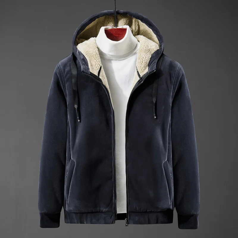 Men Winter Fleece Hoodies 2022 Men's Hooded Thick Sweatshirt Male Warm Fur Liner Sportswear Tracksuits Coat L 6XL 7XL 8XL
Men Winter Fleece Hoodies 2022 Men's Hooded Thick Sweatshirt Male Warm Fur Liner Sportswear Tracksuits Coat L 6XL 7XL 8XL