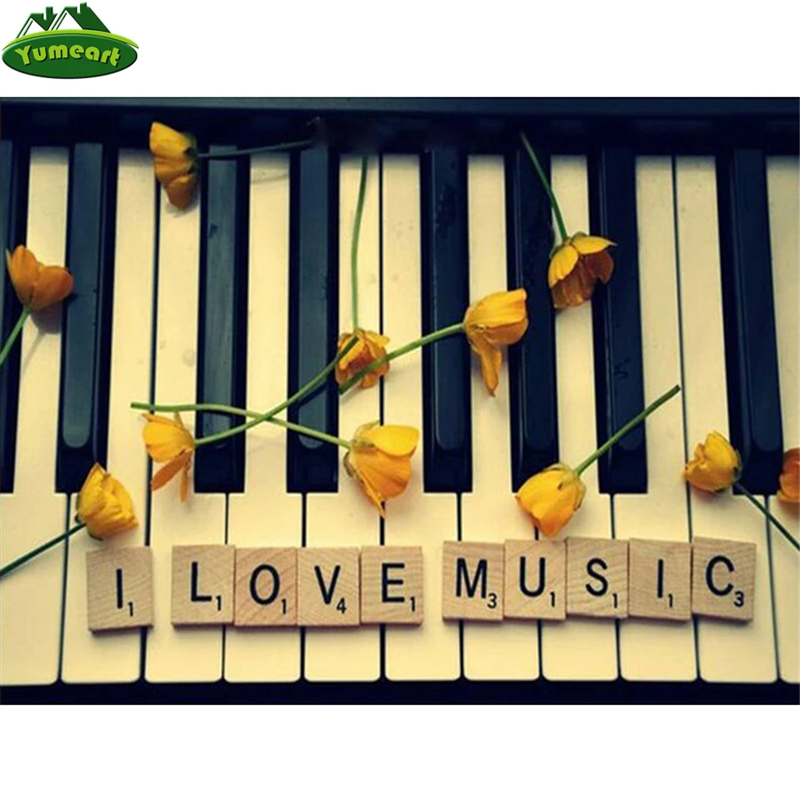 Полноразмерная Алмазная картина по номерам «Я люблю музыку», вышивка бисером, вышивка крестиком «сделай сам», 5D стразы, мозаичные картины 
Полноразмерная Алмазная картина по номерам «Я люблю музыку», вышивка бисером, вышивка крестиком «сделай сам», 5D стразы, мозаичные картины