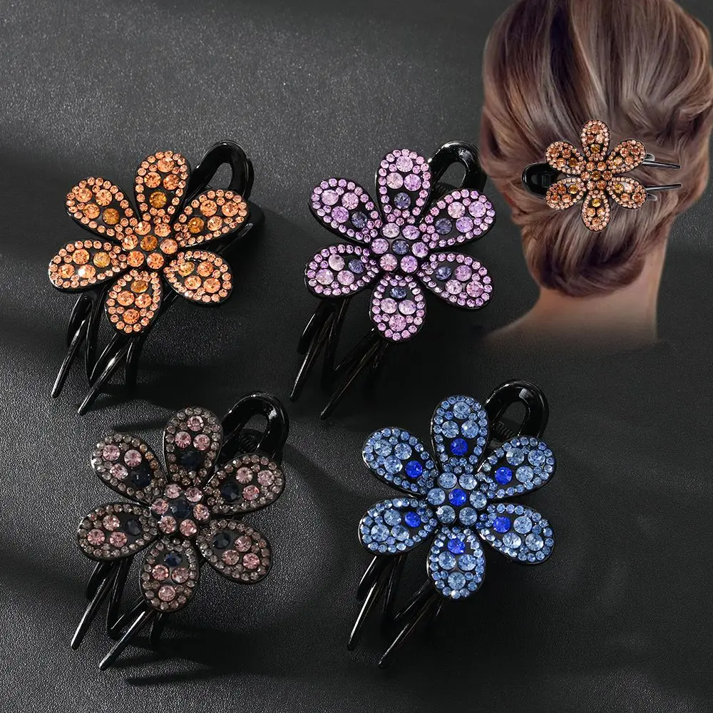 Strong Hold Accessories Hair Styling Crystal Hairpins Rhinestone Hair Clips Dovetail Barrettes Flowers Duckbill Clips
Strong Hold Accessories Hair Styling Crystal Hairpins Rhinestone Hair Clips Dovetail Barrettes Flowers Duckbill Clips