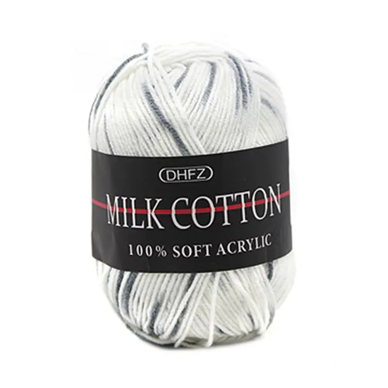 3 Strands Of Milk Cotton Gradient Dyed Baby Yarn Soft Warm Winter Knitting Yarns For Hat Scarf Sweater Crochet Yarn -1 Ball 
3 Strands Of Milk Cotton Gradient Dyed Baby Yarn Soft Warm Winter Knitting Yarns For Hat Scarf Sweater Crochet Yarn -1 Ball