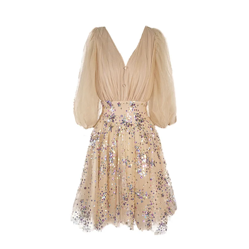 Evening dress female 2021 new brief paragraph socialite party birthday party dress sequined dress dress
Evening dress female 2021 new brief paragraph socialite party birthday party dress sequined dress dress