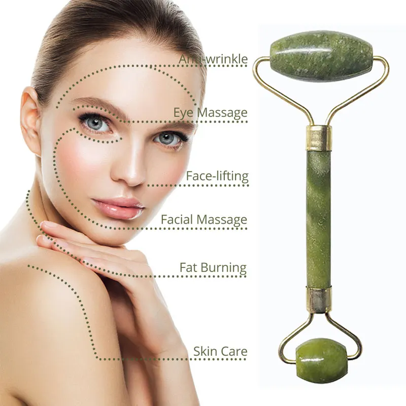 Gouache Stone Jade Roller Face Massager Gouache Scraper Set Natural Jade Facial Massage Roller Gua Sha Scraper Face Roller Hot
Gouache Stone Jade Roller Face Massager Gouache Scraper Set Natural Jade Facial Massage Roller Gua Sha Scraper Face Roller Hot