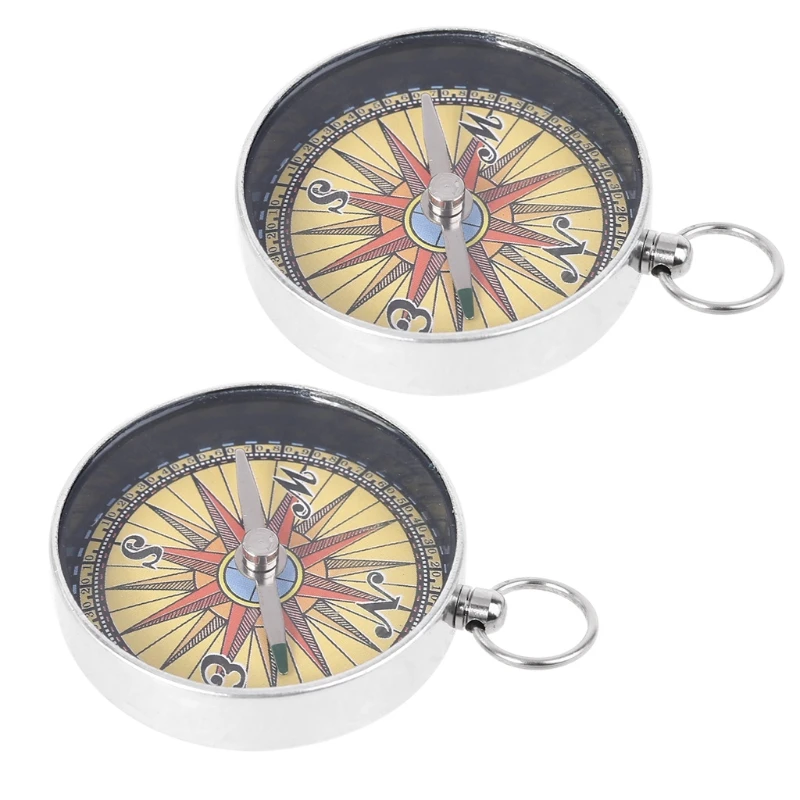 2pcs Metal Compass Portable Keychain Travel Camping Hiking Navigation Outdoor Tool Backpack Hanging Buckle 
2pcs Metal Compass Portable Keychain Travel Camping Hiking Navigation Outdoor Tool Backpack Hanging Buckle
