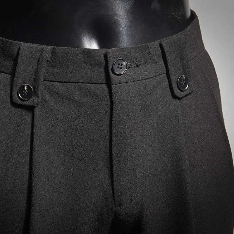 New.2020 New Business Dress Pants Fashion Folds Casual Slim Fit Wedding Office Social Suit Pants Streetwear Trousers Costume Hom
New.2020 New Business Dress Pants Fashion Folds Casual Slim Fit Wedding Office Social Suit Pants Streetwear Trousers Costume Hom