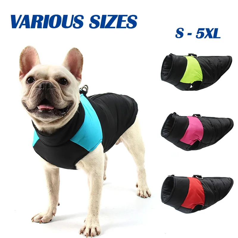 Winter Warm Dog Clothes Waterproof Pet Padded Vest Zipper Jacket Coat For Small Medium Large Dogs Pug Chihuahua Ropa Para Perro
Winter Warm Dog Clothes Waterproof Pet Padded Vest Zipper Jacket Coat For Small Medium Large Dogs Pug Chihuahua Ropa Para Perro