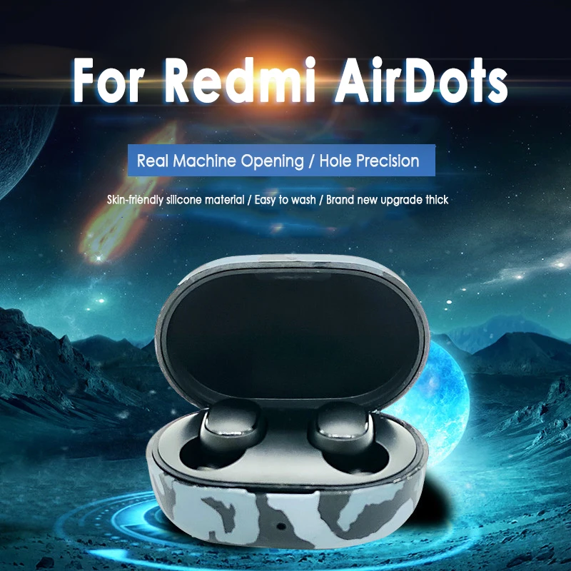 Силиконовый чехол для наушников Xiaomi Redmi AirDots, TWS чехол для беспроводной гарнитуры
Силиконовый чехол для наушников Xiaomi Redmi AirDots, TWS чехол для беспроводной гарнитуры