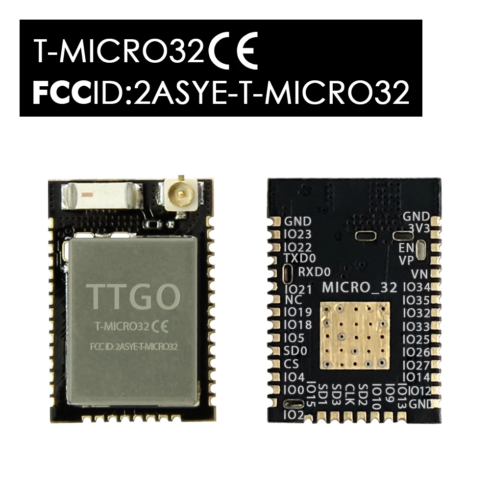TTGO Φ V2.0 Wifi беспроводной Bluetooth модуль ESP32 Micro 32 IPEX|Печатные платы| |