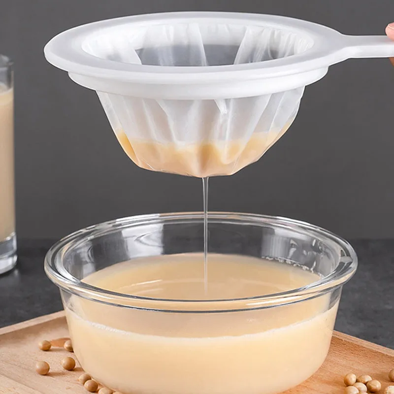 1Pc Ultra-fine Mesh Strainer 100/200/400 Mesh Kitchen Food Grade Nylon Filter Suitable For Soy Milk Fruit Juice Coffee Milk Wine
1Pc Ultra-fine Mesh Strainer 100/200/400 Mesh Kitchen Food Grade Nylon Filter Suitable For Soy Milk Fruit Juice Coffee Milk Wine