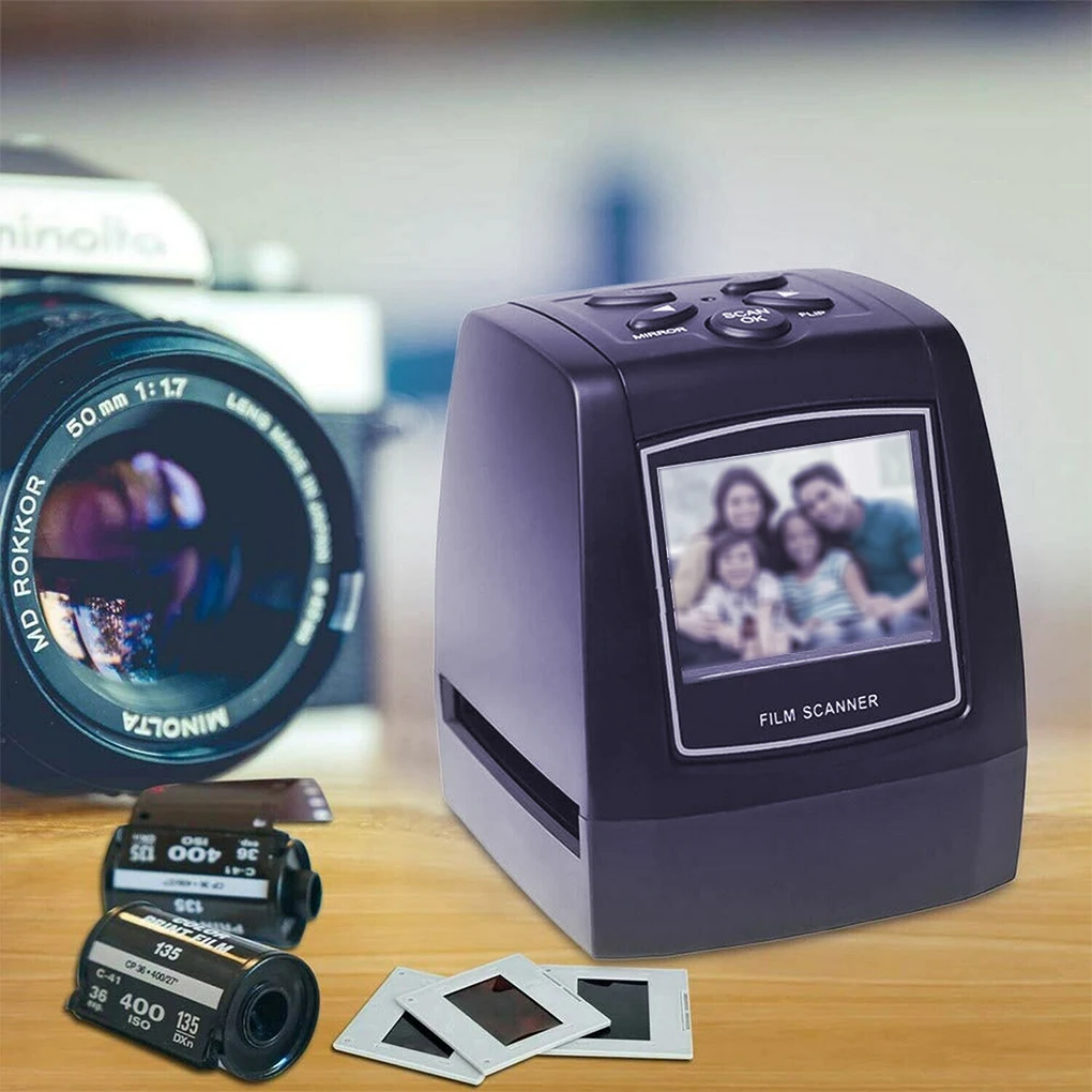 High Resolution 14MP/22MP 110 135 126KPK Super 8mm Negative Photo Scanner 35mm 2.4"LCD Slide Film Scanner Digital Film Converter
High Resolution 14MP/22MP 110 135 126KPK Super 8mm Negative Photo Scanner 35mm 2.4"LCD Slide Film Scanner Digital Film Converter