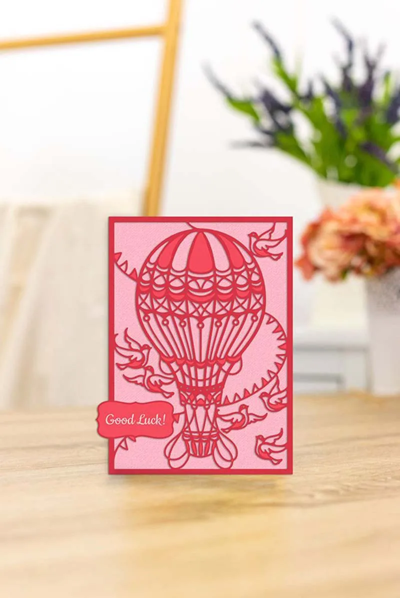 JMCRAFT Hotair Balloon Craft Metal Cutting Dies Cut DieMold Frame Scrapbook Paper Craft Knife Mould Blade Punch Stencils Dies
JMCRAFT Hotair Balloon Craft Metal Cutting Dies Cut DieMold Frame Scrapbook Paper Craft Knife Mould Blade Punch Stencils Dies