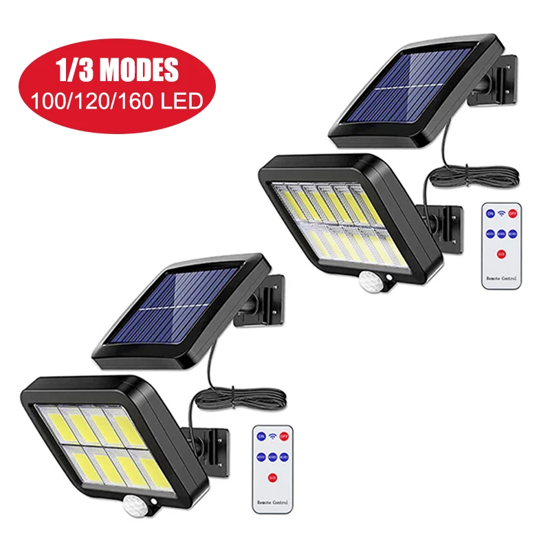 120/160LED Solar Powered Wall Light Outdoor Waterproof PIR Motion Sensor Lighting Park Courtyard Fence Street Garden Decor Lamp
120/160LED Solar Powered Wall Light Outdoor Waterproof PIR Motion Sensor Lighting Park Courtyard Fence Street Garden Decor Lamp