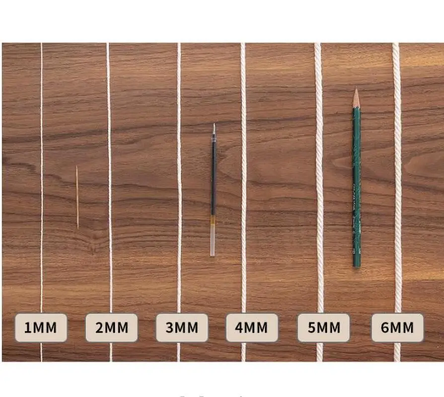 3mm 4mm 5mm 6mm /100M lace thread twisted pair cotton thread for handmade natural beige rope DIY home wedding accessory gift ZD 
3mm 4mm 5mm 6mm /100M lace thread twisted pair cotton thread for handmade natural beige rope DIY home wedding accessory gift ZD