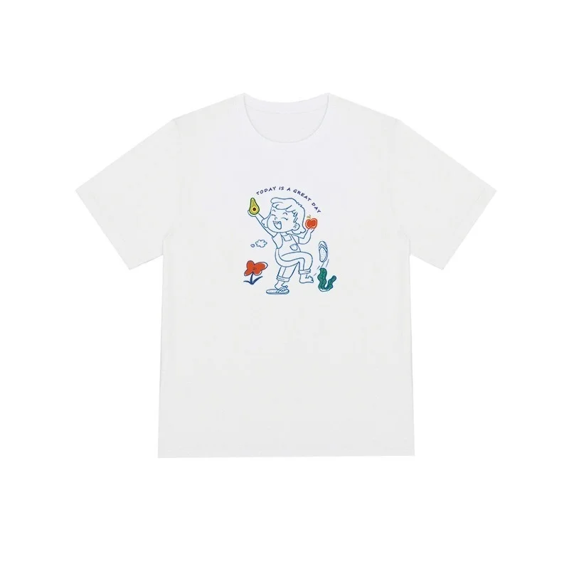 VIP HJN Today Its a Great Day Tees Women Tops Korean Fashion Fun Simple BF Style Student Couple Shirt
VIP HJN Today Its a Great Day Tees Women Tops Korean Fashion Fun Simple BF Style Student Couple Shirt