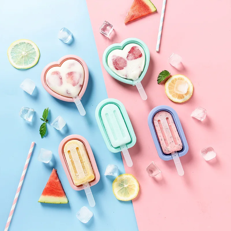 Silicone Ice Cream Tool heart Shape Jelly Ice Hockey Machine DIY Food Supplement Popsicle Stick Summer hot Sale
Silicone Ice Cream Tool heart Shape Jelly Ice Hockey Machine DIY Food Supplement Popsicle Stick Summer hot Sale