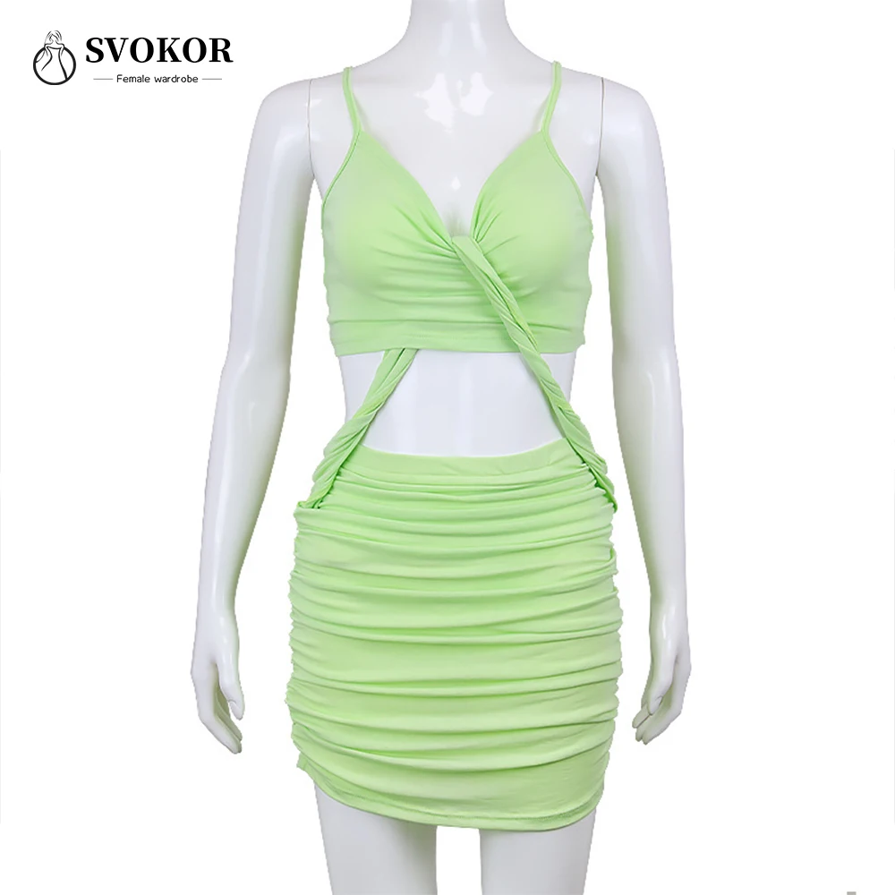 SVOKO Lace Up V Neck Ruched Bodycon Mini Dress Women 2021 Summer Hollow Out Ruffles Sundress Beachwear Vestidos Casual Dress
SVOKO Lace Up V Neck Ruched Bodycon Mini Dress Women 2021 Summer Hollow Out Ruffles Sundress Beachwear Vestidos Casual Dress